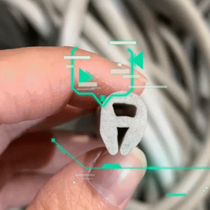 低密度硅膠發泡條